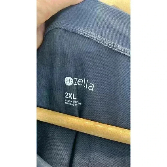 Zella Women's Pullover w/Hood Navy XXL Pre-Owned - Picture 3 of 7